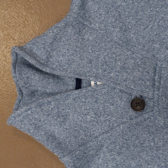 OLD NAVY BLUE, 1 BUTTON SWEATER - Picture 2 of 10